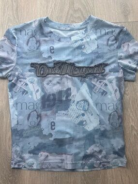 One Movement Embroidered Mesh Graphic Tee